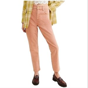 High-Rise Peach Women’s Jeans